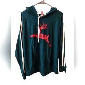 3/$15 No Boundaries Reindeer Hooded Top